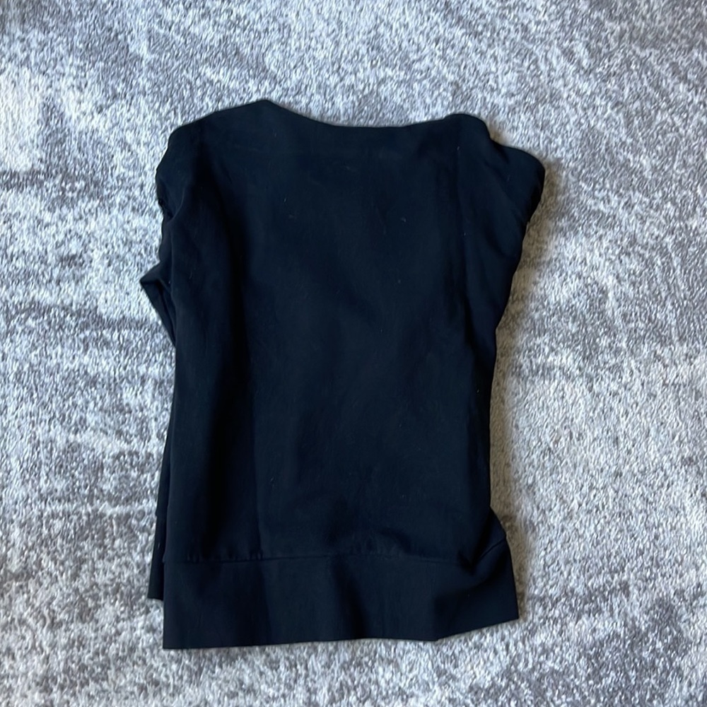 Top shop Black Distressed Hoodie - Picture 4 of 5